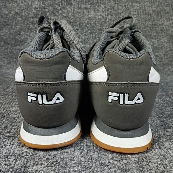 Fila Sneakers Women 5.5 Gray Classic 18 Faux Leather Athletic Walking Running - Picture 6 of 9